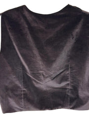 Load image into Gallery viewer, Vintage Style Handmade Brown Vest | Cropped | Lined | DIY / Layering Piece