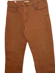 Load image into Gallery viewer, Frye & Co Mens Jeans 34x32 Brown Straight Leg Stretch Denim Pants - Lisa Lassi