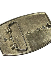 Load image into Gallery viewer, Vintage Western Belt Buckle w/ Genuine Jasper Stone | EVC | 3.5” x 2.5”