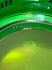 Load image into Gallery viewer, Vintage Beck’s Bier Green Glass Ashtray France Made Beer Advertising Barware
