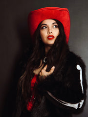 Load image into Gallery viewer, Red Heart Cowboy Hat