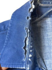 Load image into Gallery viewer, 🐂 Roper Western Cattle Print Pearl Snap Shirt – Blue – Size L