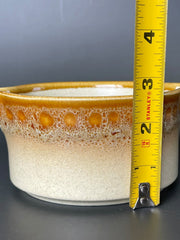 Load image into Gallery viewer, Vintage Mikasa Japan Stoneware Serving Bowl Brown Drip Glaze 1970s