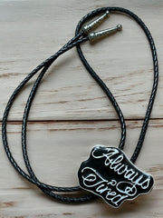 Load image into Gallery viewer, Always Tired Large Bolo Tie
