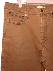 Load image into Gallery viewer, Frye & Co Mens Jeans 34x32 Brown Straight Leg Stretch Denim Pants - Lisa Lassi