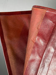 Load image into Gallery viewer, Vintage ROLFS Cowhide Leather Wallet Burgundy Oxblood Long Organizer Western