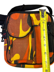 Load image into Gallery viewer, Vintage Rothco Savage Orange Camo Excursion Organizer Crossbody Belt Bag Y2K