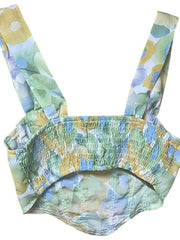 Load image into Gallery viewer, Cider Floral Corset Crop Top – XS - Lisa Lassi