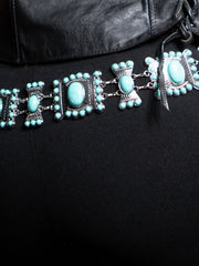 Load image into Gallery viewer, Western Turquoise Belt