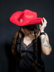 Load image into Gallery viewer, Red Heart Cowboy Hat