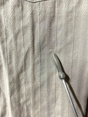 Load image into Gallery viewer, BJR Ranchwear Men’s Western Snap Button Shirt Greige Beige Gray L Cotton Blend