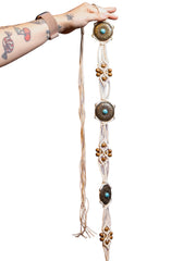 Load image into Gallery viewer, Front Tie Boho Macrame Belt