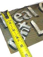 Load image into Gallery viewer, Handmade Real Cowboys Don't Line Dance Wood Sign Western Primitive Decor 16"