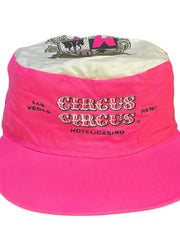 Load image into Gallery viewer, Vintage 90s Circus Circus Las Vegas Reno Pink White Snapback Casino Hat