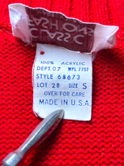 Load image into Gallery viewer, Vintage Red Knit Sweater Vest | Unisex Women’s Small Men’s XS | Made in USA