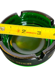 Load image into Gallery viewer, Vintage Beck’s Bier Green Glass Ashtray France Made Beer Advertising Barware
