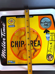 Load image into Gallery viewer, Vintage 1998 Miller Lite Miller Time Chip Area Beer Snack Tray Bar Advertising