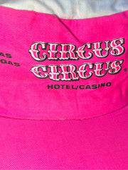 Load image into Gallery viewer, Vintage 90s Circus Circus Las Vegas Reno Pink White Snapback Casino Hat