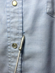 Load image into Gallery viewer, Vintage Ely Cattleman Western Shirt 16.5 | Distressed Light Blue Snap Shirt XL