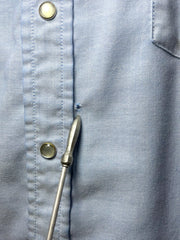 Load image into Gallery viewer, SOLD - Vintage Ely Cattleman Western Shirt 16.5 | Distressed Light Blue Snap Shirt XL - Lisa Lassi