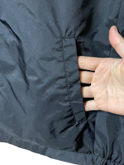 Load image into Gallery viewer, Vans Coaches Jacket Youth Large Black Snap Front Windbreaker Streetwear