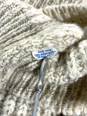 Load image into Gallery viewer, Alan Paine All Wool Chunky Ribbed Turtleneck Sweater Made in Hong Kong Size 44 - Lisa Lassi