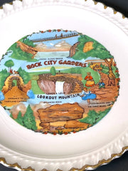 Load image into Gallery viewer, Vintage Rock City Gardens Lookout Mountain TN Cup Saucer Souvenir Set