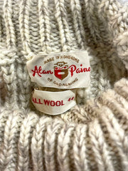 Load image into Gallery viewer, Alan Paine All Wool Chunky Ribbed Turtleneck Sweater Made in Hong Kong Size 44