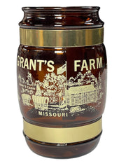 Load image into Gallery viewer, Vintage Grant’s Farm Amber Glass Mug | St. Louis Missouri Souvenir Stein