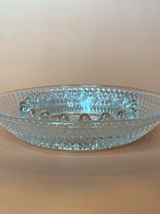 Load image into Gallery viewer, Vintage Clear Glass Hobnail Diamond Point Ashtray 6.25" MCM Pressed Glass