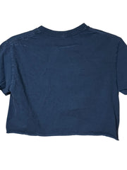 Load image into Gallery viewer, Hand-Cropped Distressed Meili Spirits Tee – Crackle Ink, Size S