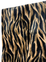 Load image into Gallery viewer, Tiger Print Scarf | Faux Fur Feel | Brown & Black Animal Print | 54” x 9.25”