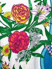 Load image into Gallery viewer, Talbots Floral Button Front Cardigan Sweater Women’s Medium Blue - Lisa Lassi