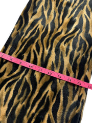 Load image into Gallery viewer, Tiger Print Scarf | Faux Fur Feel | Brown & Black Animal Print | 54” x 9.25”