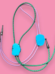 Load image into Gallery viewer, Turqoise Stone Bolo Tie
