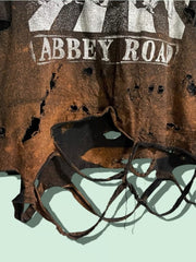 Load image into Gallery viewer, Heavily distressed Beatles Abbey Road shirt