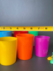 Load image into Gallery viewer, Vintage Camping Cup Set for 6 With Matching Spoons Travel Case Retro