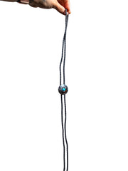 Load image into Gallery viewer, Mini Turquoise Bolo Tie