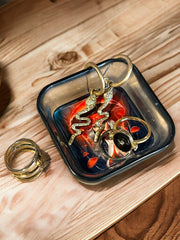 Load image into Gallery viewer, Mushroom Babe (red & black) Mini Catch-All Tray