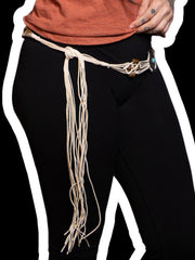 Load image into Gallery viewer, Front Tie Boho Macrame Belt