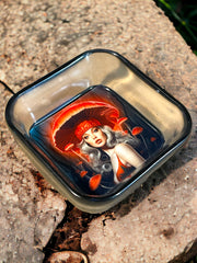 Load image into Gallery viewer, Mushroom Babe (red & black) Mini Catch-All Tray