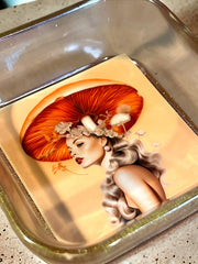 Load image into Gallery viewer, Mushroom Babe (yellow) Mini Catch-All Tray