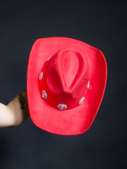 Load image into Gallery viewer, Red Heart Cowboy Hat