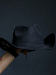 Load image into Gallery viewer, Black Celestial Cowboy Hat