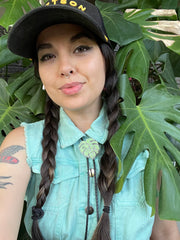 Load image into Gallery viewer, Monstera Bolo Tie