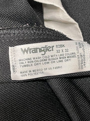 Load image into Gallery viewer, SOLD - Wrangler 82BK Black Western Dress Pants – 32x32