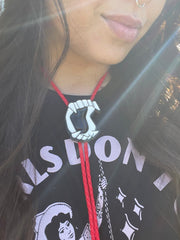 Load image into Gallery viewer, Vampire Teeth Bolo Tie