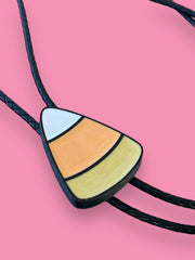 Load image into Gallery viewer, Candy Corn Bolo Tie