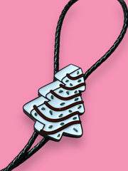 Load image into Gallery viewer, Christmas Tree Cake Bolo Tie