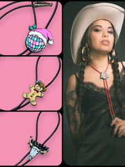 Load image into Gallery viewer, The Western Christmas Bolo Tie Set